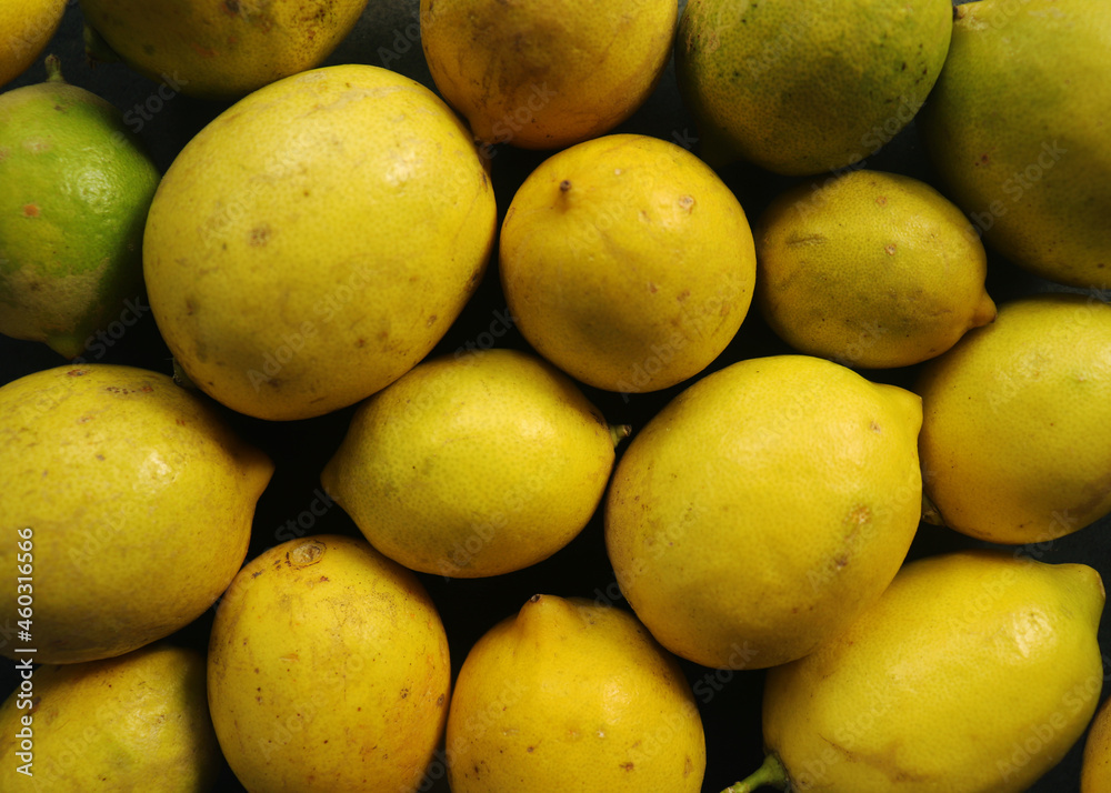 Fresh lemons background Fresh lemons background
