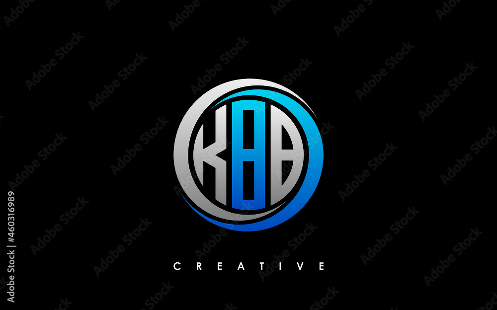 KBB Letter Initial Logo Design Template Vector Illustration