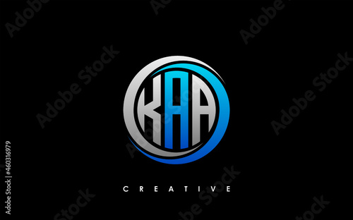 KAA Letter Initial Logo Design Template Vector Illustration photo