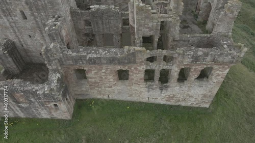 Crichton Castle, Midlothian, Scotland is a ruined castle near the village of Crichton in Midlothian, Scotland. photo