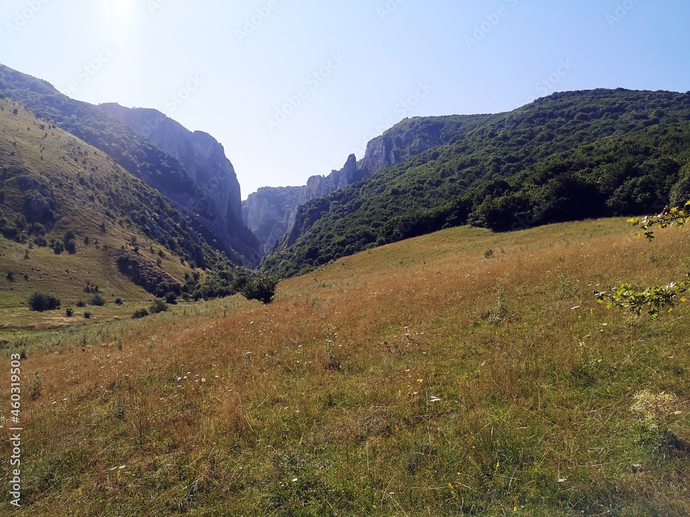 Turda gorge Cheile Turzii is a natural reserve on Hășdate River situated near Turda close to Cluj-Napoca, in Transylvania, Romania, Europe