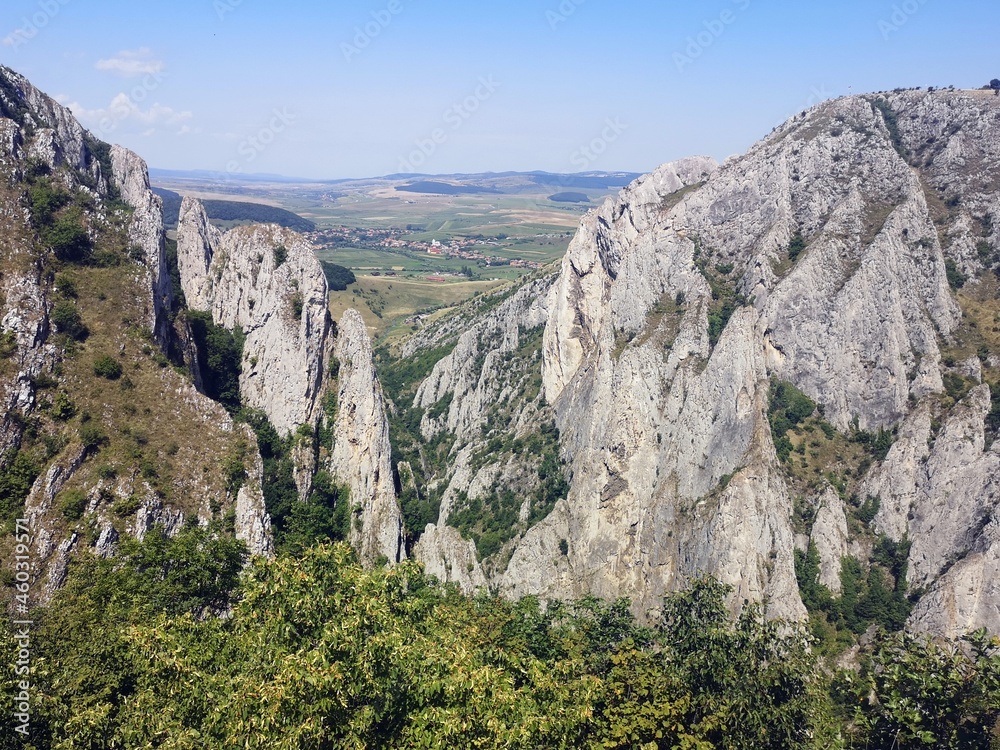 Turda gorge Cheile Turzii is a natural reserve on Hășdate River situated near Turda close to Cluj-Napoca, in Transylvania, Romania, Europe