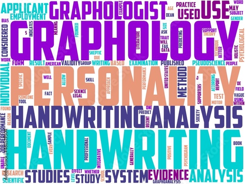 graphologist typography, wordart, wordcloud, graphologist,handwriting,ink,message photo