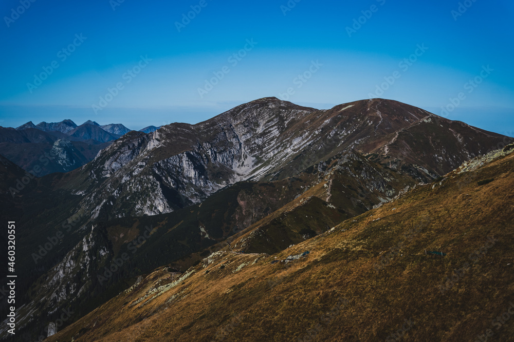 Sunny autumn day in the mountains - Tatra Mountains
