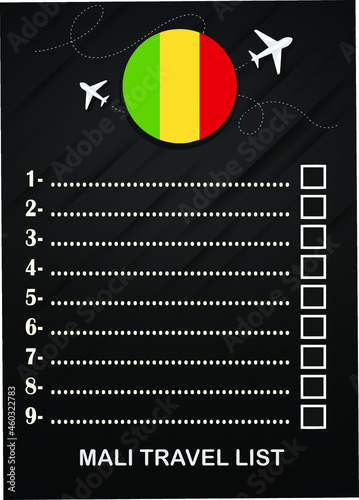 Mali travel list brochure 