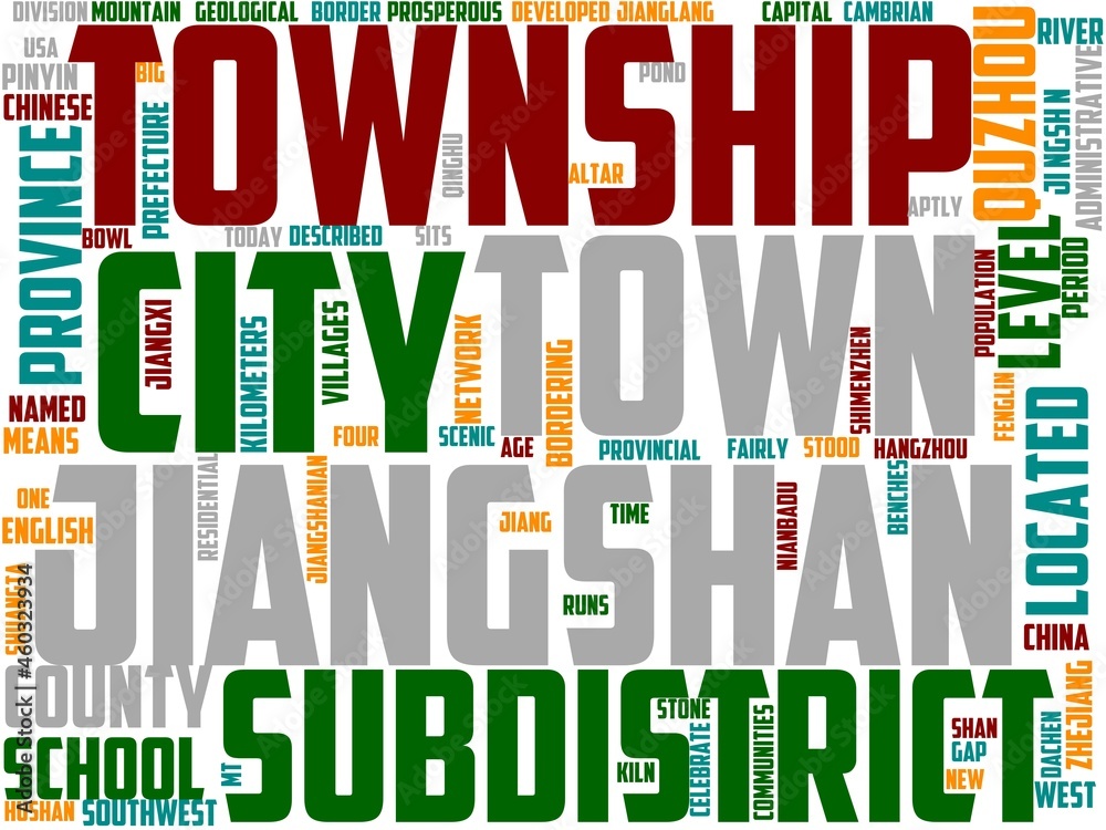 jiangshan typography, wordart, wordcloud, landscape,china,tourism,nature jiangshan typography, wordart, wordcloud, landscape,china,tourism,nature