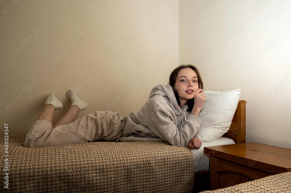 person watching tv on sofa person watching tv on sofa