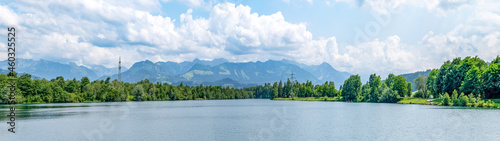 Sonthofer See, Sonthofen, Allgäu, Bayern, Deutschland 