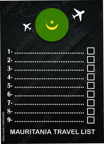 Mauritania travel list brochure 