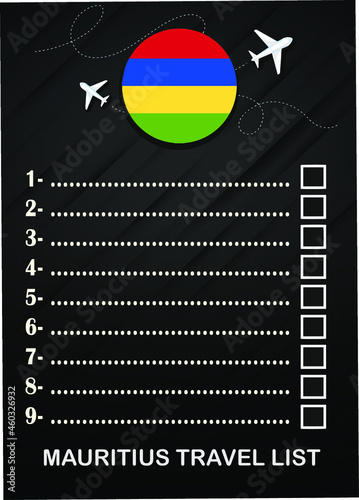 Mauritius travel list brochure 