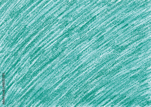 Crayon scribble drawing green texture background, illustration