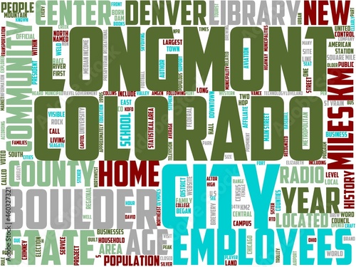 longmont typography, wordart, wordcloud, colorado,nature,longmont,landscape photo