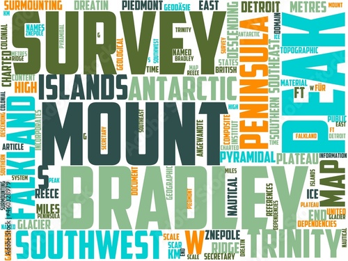 mount bradley typography, wordcloud, wordart, bradley,typography,plaque,content photo