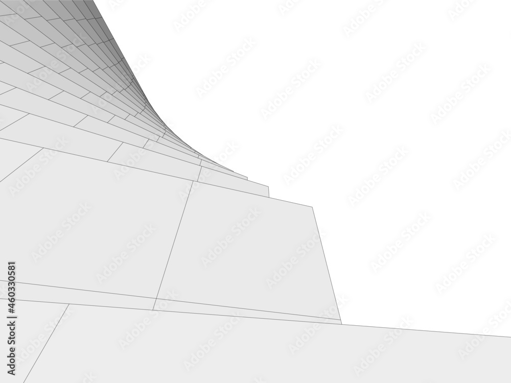abstract modern architecture 3d design abstract modern architecture 3d design