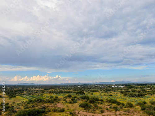 clouds over the mountains