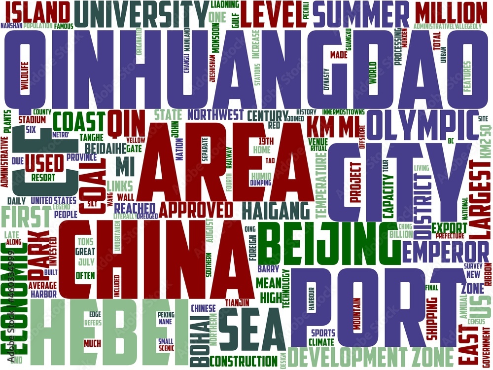 qinhuangdao typography, wordcloud, wordart, qinhuangdao typography, wordcloud, wordart,