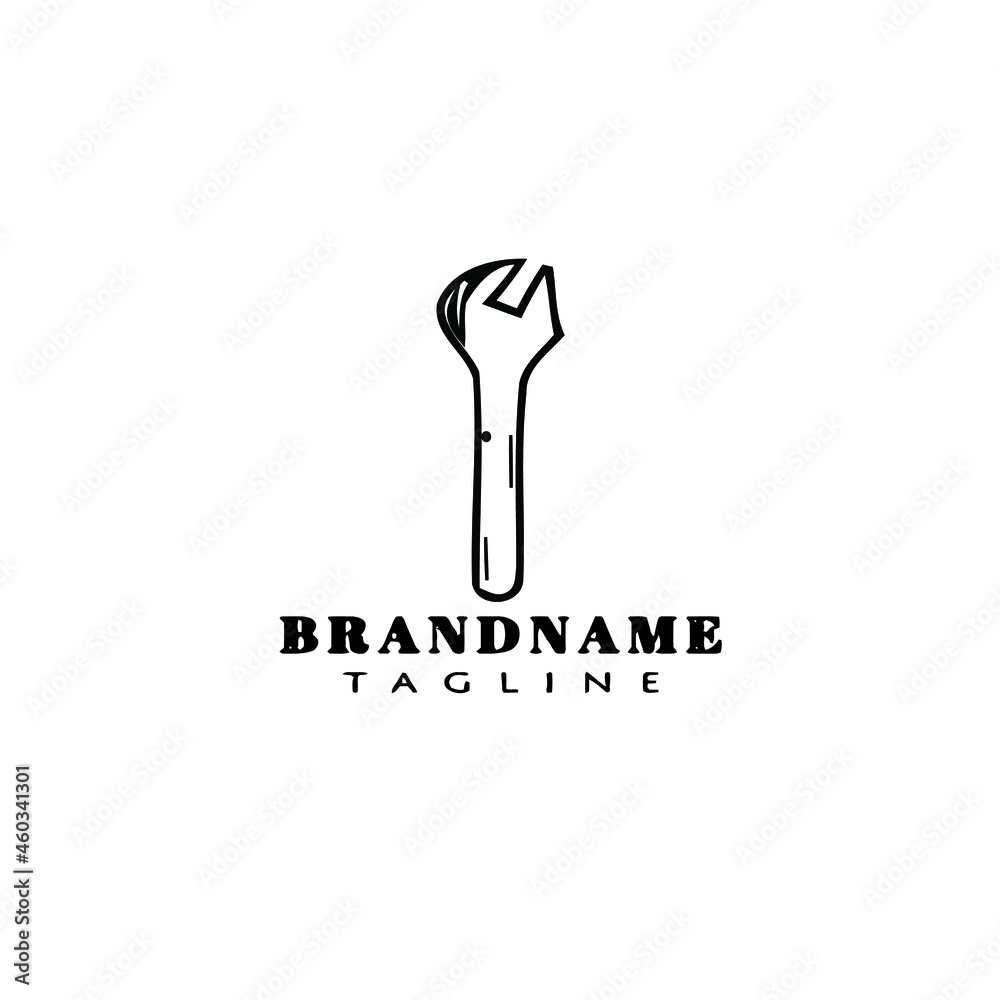 wrench logo cartoon icon design template vector illustration wrench logo cartoon icon design template vector illustration