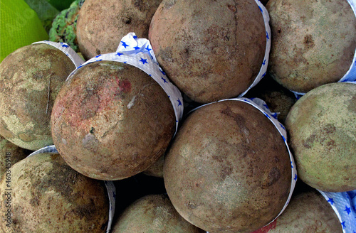 Alimentos. Frutas. Sapoti ( Pouteria sapota). photo