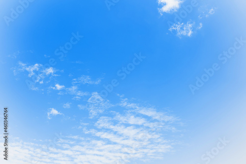 Blue sky and bright clouds at Jeju Island  Korea