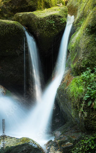 Waterfall at Canyon of Wolfes at Bad Kreuzen Austria