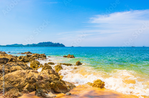 Tropical Paradise island Koh Phayam Ao Khao Kwai Beach Thailand. © arkadijschell