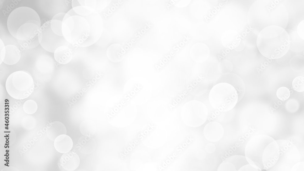 Abstract white bokeh blurred background with copy space for text in Christmas holiday isolated on white background , wallpaper illustration Abstract white bokeh blurred background with copy space for text in Christmas holiday isolated on white background , wallpaper illustration