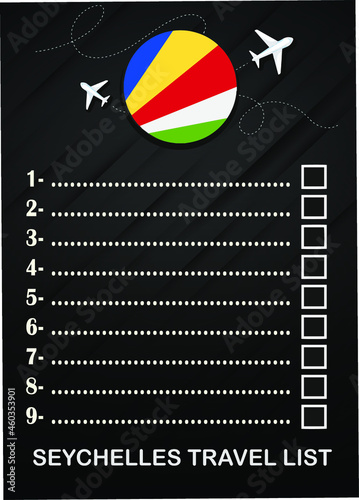 Seychelles travel list brochure 