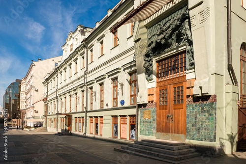 The building of the Moscow Art Theater named after A.P. Chekhov in Kamergersky lane