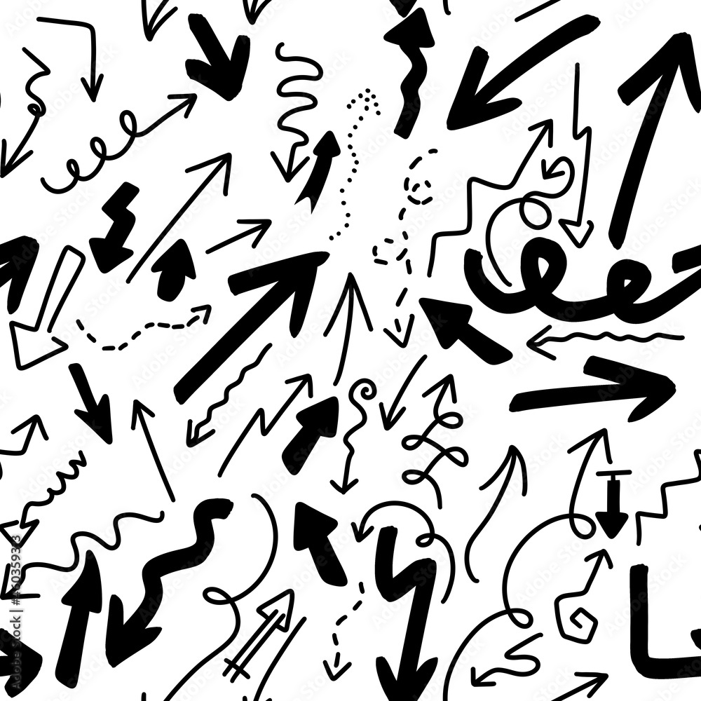 Seamless pattern with arrows Seamless pattern with arrows