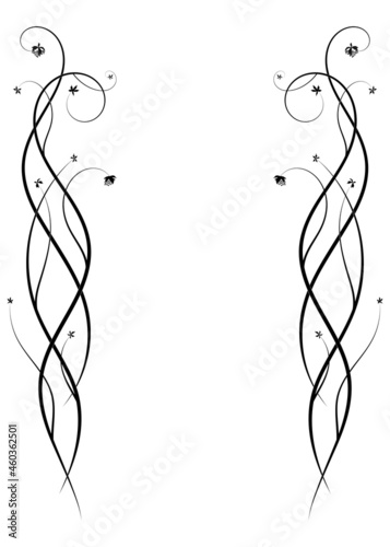 new ivy with berries and leaves frame ornament.