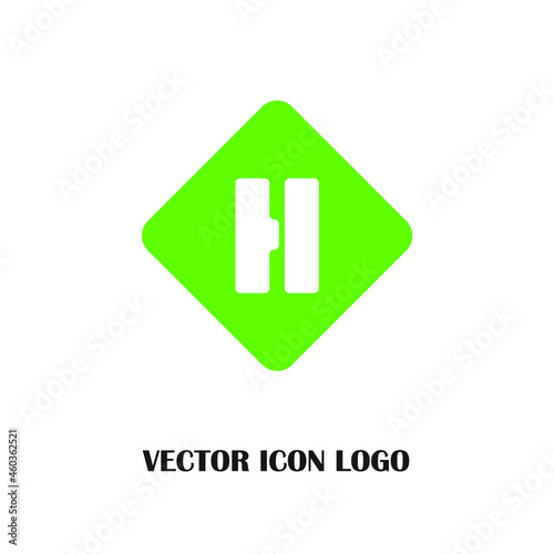 Letter H logo icon design template elements