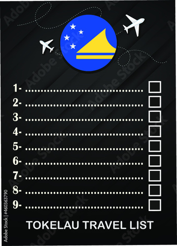 Tokelau travel list brochure 