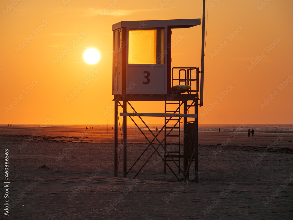 Die Insel Juist in der Nordsee