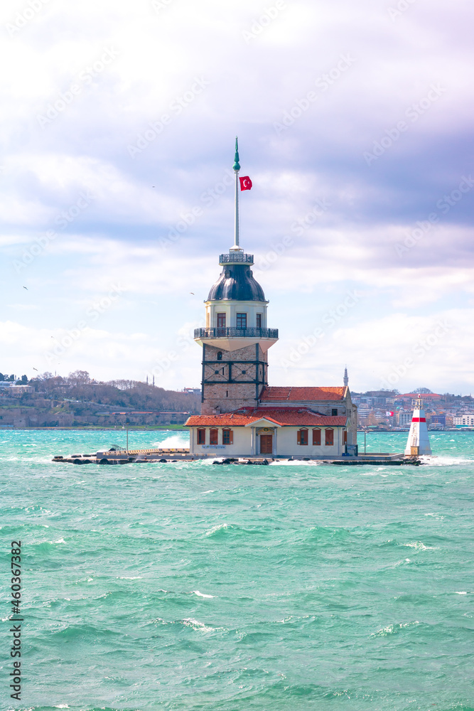 Maiden's Tower in Istanbul at daytime