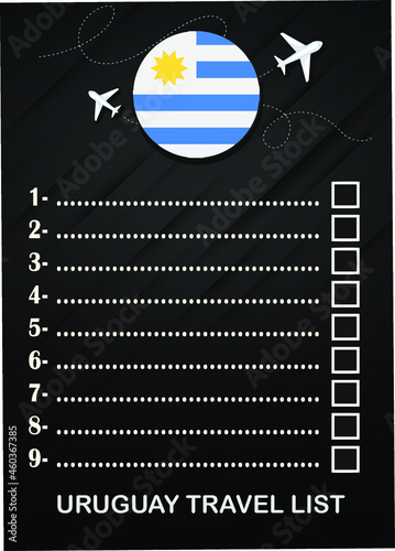Uruguay travel list brochure 