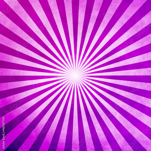 Purple Sunburst Pattern Background. Rays. Sunburst background. Purple radial background.