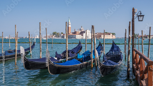Gondolas on Venice © David Martínez