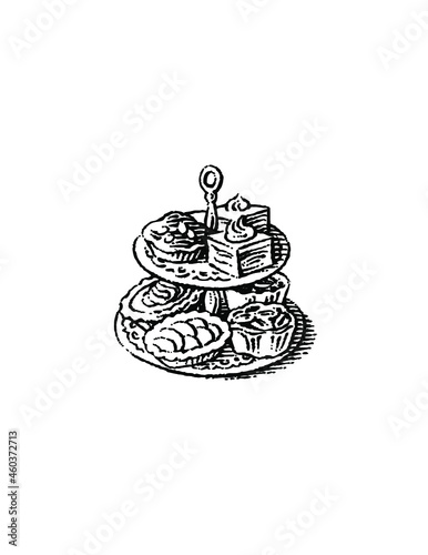 Pastry platter