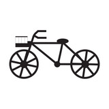 vector icon of bicycle simple and elegant