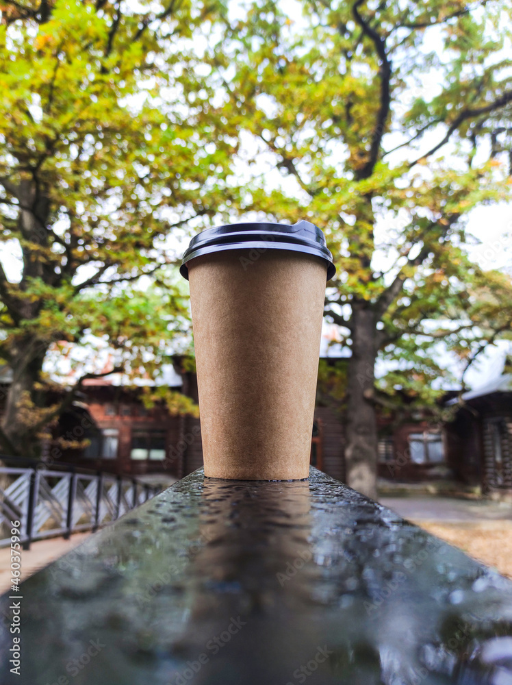 disposable cup for hot drinks, coffee or tea