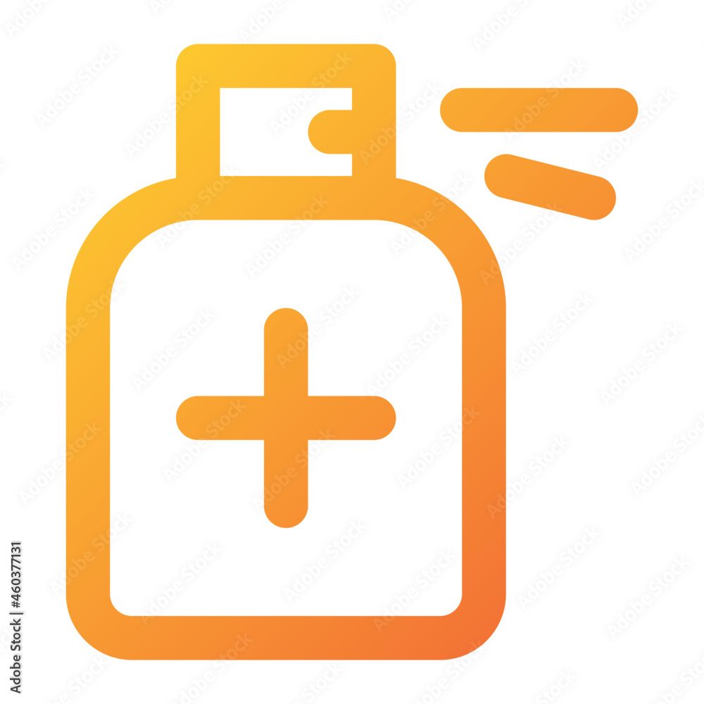 Fototapeta premium disinfection icon illustration