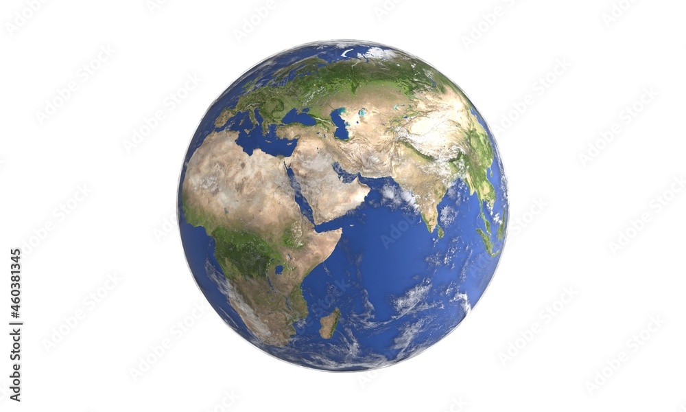 Close up view planet earth globe. World map on white background. Ideal for climate change, weather, globalization, environment Close up view planet earth globe. World map on white background. Ideal for climate change, weather, globalization, environment