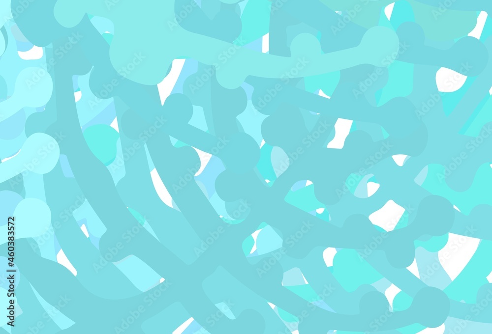 Light Green vector pattern with random forms. Light Green vector pattern with random forms.
