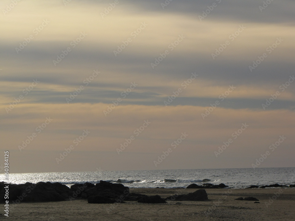 Obraz premium sunset over the sea