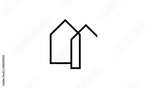 logo art home icon