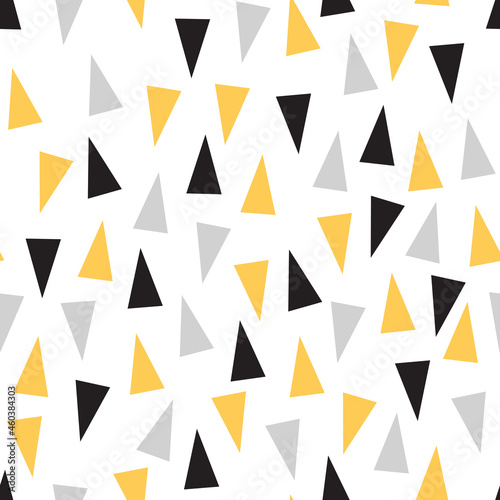 Free Download Polygonal rainbow mosaic background. Abstract low poly vector illustration. Triangular seamless pattern. Template geometric business design with triangle for poster, banner, flyer, fabric, textile - GFXLoad