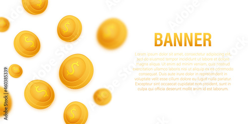 Golden coin jackpot win on gold background. Vector icon. Golden background. Casino jackpot.