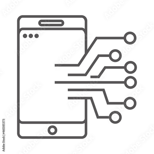 cellphone with electronic circuit