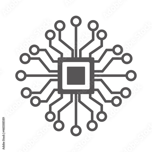 circuit electronic icon