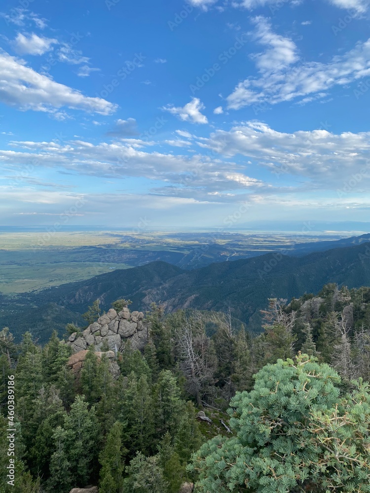 view of the mountains